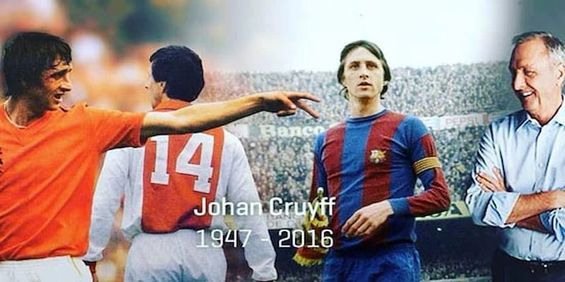 Sự nghiệp bóng đã lẫy lừng của huyền thoại Johan Cruyff