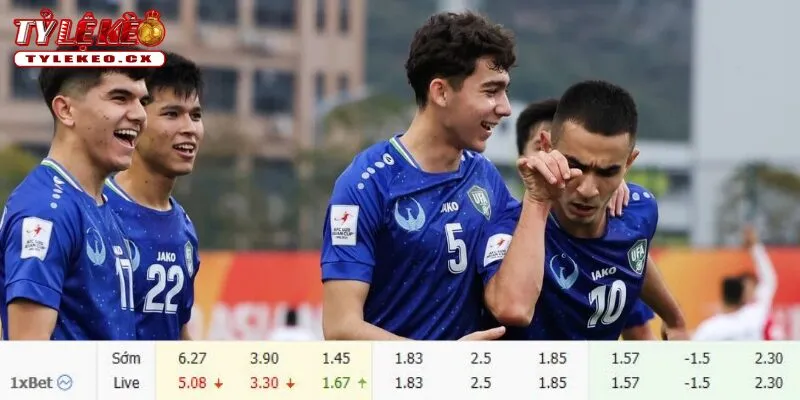 Chi tiết kèo U23 Việt Nam vs U23 Uzbekistan