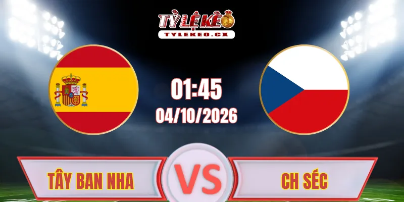 Tây Ban Nha vs CH Séc